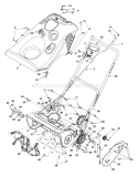 Page B Diagram and Parts List for 31AE295-401 2003 Yard Man Snow Blower